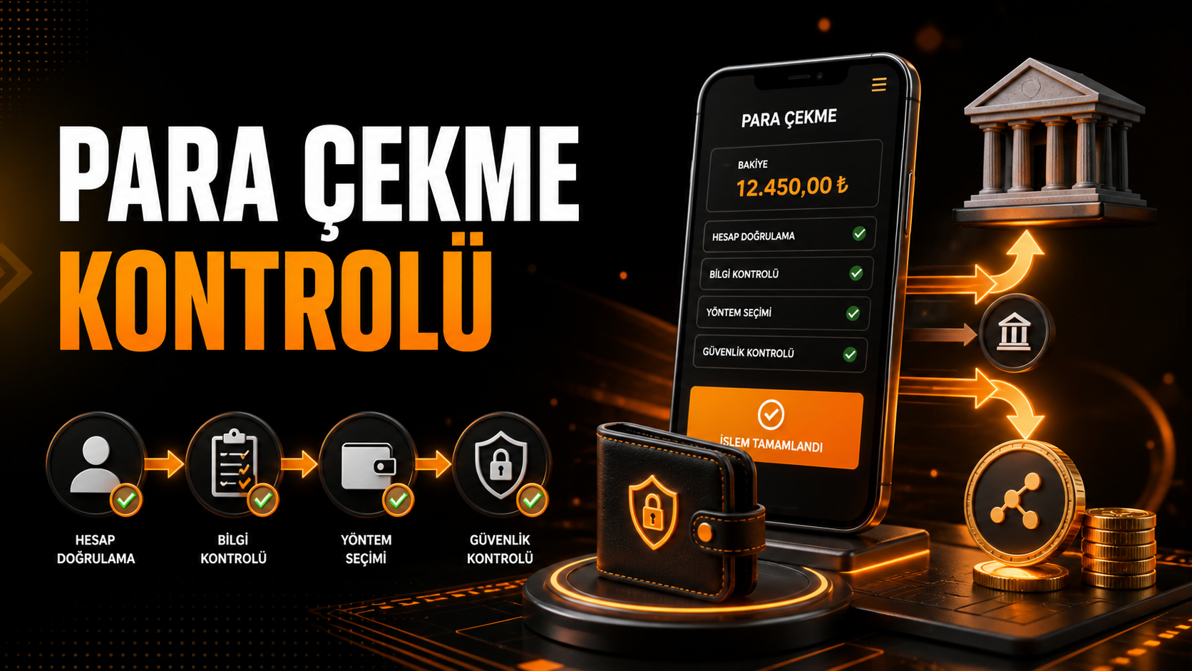 Tambet para çekme kontrol adımları